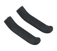 HpLive Copertura protettiva per leva del freno per bicicletta, in silicone, antiscivolo, per mountain bike, elastico, durevole, facile da montare, protegge da graffi e pressione, verde e nero (nero)