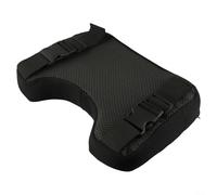 HpLive Cuscino per sedia a remo, 32 x 22 x 7 cm, in schiuma e memory foam, compatibile con Concept 2, nero