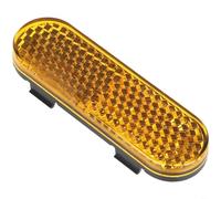 HpLive E-Roller Sicurezza Notte Strisce Riflettenti, Scooter Riflettore Laterale Anteriore Sostituzione ABS Giallo Alta Visibilità Resistente alle intemperie Compatibile con No. 9 per ZT3 per ZT3 Pro