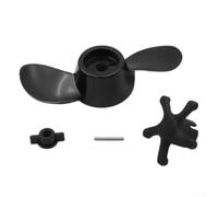 HpLive Elica da canoa, per motori elettrici, elica fuoribordo per Savylor, acciaio al carbonio, 2 o 3 fogli, per UNELEXE, per AQUA Marina (18lb)
