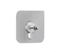 HpLive Ganci da parete pesanti senza fori: ganci in PVC trasparente fino a 10 kg di portata, autoadesivi per immagini e decorazioni in bagno, cucina e soggiorno, rimovibile senza residui (6 x 6,10 mm)