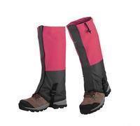 HpLive Ghette traspiranti impermeabili per escursioni, con cinturino regolabile per una presa sicura, protezione per le gambe durante le escursioni (rosso)