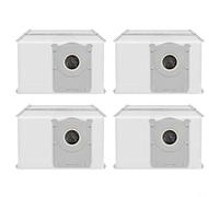 HpLive Grandi sacchetti per aspirapolvere da 3,5 litri per Ecovacs per Deebot T90 Pro per serbatoio d'acqua Omni con filtrazione di polvere fine al 99,97% (set quarterly)