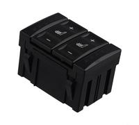 HpLive Interruttore di riscaldamento sedile per Ford S-MAX 2006-2015, per GALAXY MK3, MONDEO MK4, ricambio 6M2T19K314AC, colore nero/argento (nero)