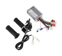 HpLive Kit display LCD per bicicletta elettrica, con impugnatura a gas, 36 V/48 V/64 V, 350 W, controllo senza spazzole in alluminio (48 V64 V 350 W)