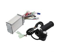 HpLive Kit display LCD per bicicletta elettrica, con impugnatura a gas, 36 V/48 V/64 V, 350 W, controllo senza spazzole in alluminio (36 V48 V 350 W)