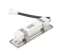 HpLive Lampada a LED per cappa aspirante, plafoniera rettangolare, illuminazione da cucina, DC12 V 1,5 W, luce bianca fredda, risparmio energetico, montaggio semplice, 12 x 3,5 x 2,7 cm per vari tipi