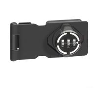 HpLive Lucchetto a combinazione per porta dell'armadio, 3 cifre, resistente alle intemperie, nero (4,5)