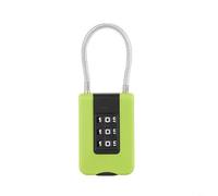 HpLive Lucchetto per bagagli, lucchetto a combinazione per borse da viaggio, cassetti e armadi per viaggi, ufficio o scuola, serratura per valigia (verde)