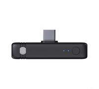 HpLive Microfono intelligente per riduzione del rumore per DJI RC2 e RC PRO, microfono compatto ABS per streaming live e registrazione audio, accessorio portatile con qualità audio chiara (A)