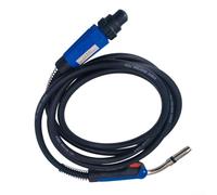 HpLive MIG - Torcia di saldatura 24 KD, raffreddata ad aria, 250 A, con attacco rapido Euro e cavo da 5 m per saldatrici MIG/MAG