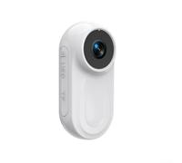 HpLive Mini fotocamera sportiva 1080P HD portatile con display IPS grandangolare 120° per vlogging, ciclismo, viaggi, animali domestici (bianco)