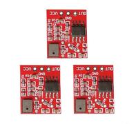 HpLive Modulo microfono in silicone, microfono elettrico con preamplificatore, scheda sensore audio per elettronica fai da te, alta sensibilità, guadagno regolabile, tensione di funzionamento DC 3 V a