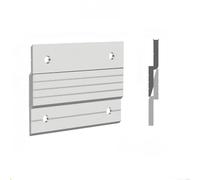 HpLive Morsetti a Z da appendere, set da 2 pezzi, in alluminio, con portata di 36 kg, per cornici o testiera (12 pollici)