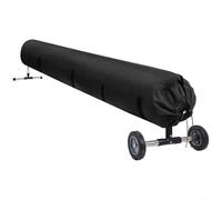 HpLive Oxford 420D, copertura solare per tapparelle da piscina, impermeabile, protezione dai raggi UV e dal vento, cinghia regolabile per sistemi di avvolgimento fino a 20 piedi (18FT)