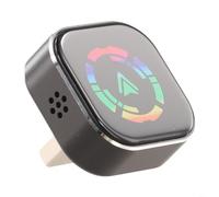 HpLive Per adattatore wireless CarPlay in metallo e vetro, adattatore senza fili con 5.3 e dual band 2.4G/5.8G per Android Auto (A)