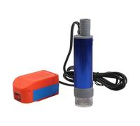 HpLive Pompa sommersa portatile con batteria al litio per trasferimento di acqua diesel e olio 40-60 l/min 2,4 m cavo in alluminio-plastica 38 mm