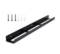 HpLive Portabottiglie spray in metallo Montaggio a parete Garage Scaffale per bottiglie da 6 x 16 oz Struttura in acciaio robusta Design salvaspazio Facile installazione Nero