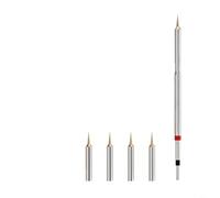 HpLive Punta per saldare, punta ultra fine, punta in rame puro per stazione C210, maneggevolezza precisa per riparazione cellulare, trasferimento di calore veloce, rivestimento durevole, 81 mm/3.18