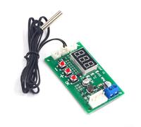 HpLive Regolatore di velocità con sensore di temperatura DC 12-48 V, modulo termostatico digitale per sistemi di raffreddamento industriali(B)