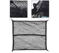 HpLive Rete organizer per bagagliaio, 120 cm x 120 cm, rete di carico elastica con chiusure in metallo per interni del veicolo