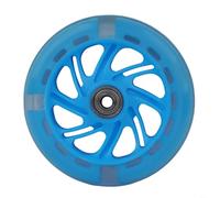 HpLive Ruote luminose a LED per scooter elettrici, 120 mm, con cuscinetti ABEC-7, parti di ricambio per mini scooter su terreni privati, pneumatici in poliuretano 120 x 20 mm (blue)
