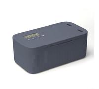 HpLive Scatola richiudibile, con timer digitale e serratura a combinazione, capacità 2,8 l, adatta per la conservazione sicura (grigio e blu)