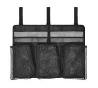HpLive Scolapiatti pieghevole da campeggio in rete per 4-6 persone, organizer da cucina sospeso per camper, attività all'aperto e barbecue, nero, 55 x 40 cm