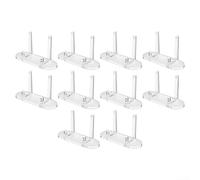 HpLive Set di 10 supporti trasparenti per carte sportive e carte da gioco, per valutazioni PSA/SGC/BGS, porta presentazione per collezionisti casa, ufficio