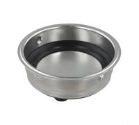 HpLive Set di cestini filtranti in acciaio inox da 51 mm per macchine da caffè, compatibile con Morphy Richards, per DERLLA, KONKA e Dolim, robusto inserto portafiltro per colpo singolo e doppio