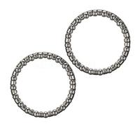 HpLive Set di cuscinetti a sfera per bicicletta, anello a sfera, 1 1/8 pollici, cuscinetto a sfera, set di sterzo, ruota anteriore, anello di sterzo, testa di sterzo