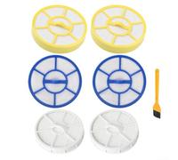 HpLive Set di filtri per aspirapolvere Karcher per VC 3 per aspirapolvere 1.198-125.0 e 2.863-238.0, 4 filtri per contenitore della polvere, 4 filtri in schiuma, 2 filtri HEPA, 1 spazzola per la