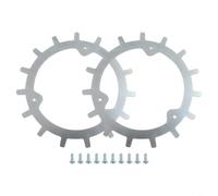 HpLive Set di punte antiscivolo per robot tosaerba MAMMOTION Yuka per mini autocentrante, 210 x 2 mm, chiodi antiscivolo in lamiera fredda, facile da montare per tosaerba accessori argento