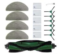 HpLive Set di ricambi per aspirapolvere Roomba 104 Combo/105 Vac/105 Combo/105 Combo+/Q052, con spazzola principale, 5 filtri, 6 spazzole laterali, 4 panni mop e strumento di pulizia