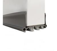 HpLive Striscia di tenuta regolabile in PVC 96 cm per isolamento di polvere, correnti d'aria e rumore, per porte interne ed esterne, compatibile fino a 55 mm di larghezza (grigio)