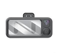 HpLive Supporto impermeabile per cellulare con touch screen e altoparlante, per doccia e bagno, angolo di visualizzazione regolabile, forte tenuta, batteria da 800 mAh, porta di ricarica di tipo C