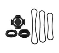 HpLive Supporto per Computer per Bicicletta Fissaggio Manubrio In Plastica Per Polar V650 M450 M460 Tachimetro Dispositivo GPS Con 3 Cinghie Di Fissaggio Montaggio Senza Attrezzi Per Bici Da Corsa MTB