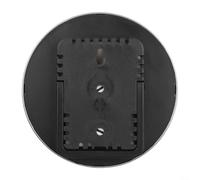 HpLive Termoigrometro analogico per interni ed esterni per monitoraggio del clima della stanza con grande quadrante misuratore temperatura umidità bianco diametro 13 cm