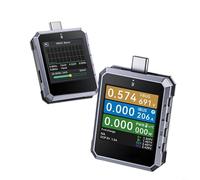 HpLive Tester USB, FNB-C2, tester di tensione e corrente USB C, con TFT-LCD, misurazione della potenza 240 W, per caricabatterie e power bank