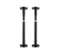 HpLive Undermount, 2 supporti regolabili per lavello, con montaggio a pavimento, robuste gambe di supporto per sottostruttura singola (35-50 cm, nero)