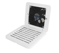 HpLive Ventilatore di ventilazione laterale per camper, roulotte, campeggio, 140 x 130 mm, colore bianco