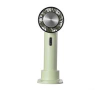 HpLive Ventilatore manuale con batteria USB-C 2200 mAh, ventilatore portatile a 3 velocità di raffreddamento a semiconduttore (verde)