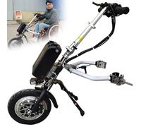HpLNDas 500W Electric Handbike for Wheelchair, Handbike Electric Handcycle Wheelchair Attachment, Conversion Kit for Electric Wheelchair, 3 Speeds, Battery 48 V 15Ah /17 Ah, Autonomy 60/70 Km,A15Ah
