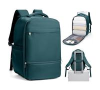 HPLQQ Zaino Ryanair 40x20x25 Zaino da Viaggio Aereo Bagaglio a Mano 20L Borsa da Cabina 40x30x20 per Uomo e Donna Lavoro e Scuola Trekking Casual Daypack Impermeabile,C3-Blu pavone