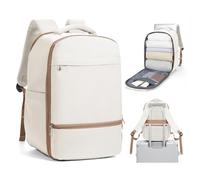 HPLQQ Zaino Ryanair 40x20x25 Zaino da Viaggio Aereo Bagaglio a Mano 20L Borsa da Cabina 40x30x20 per Uomo e Donna Lavoro e Scuola Trekking Casual Daypack Impermeabile,O4-Marrone beige