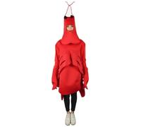 HPO HALLOWEEN PARTY ONLINE Costume da creatura del Mar Rosso con cappello e guanti, per adulti, unisex, divertente, per Halloween, cosplay e festival, taglia L