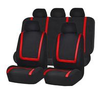 HPOUYDB Coprisedili Auto, per Porsche Cayenne E-Hybrid 2018-2022 2023 2024 202 Elastico Auto Antisudore Coprisedili Set Anteriori Perfettamente Aderente resistentelavabile,Red