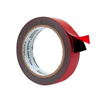 HPP Nastro biadesivo, molto resistente, resistente e permanente, per esterni ed interni, sottile (2,5 cm x 4,9 m)