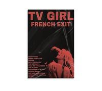 HPPWRV French Exit-TV GirlPoster, poster di lusso alla moda, stampa collage da parete, kit per camera da letto, decorazione per camera da letto, poster, stampe per adolescenti, stile senza cornice, 20