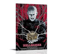 HPPWRV Hellraiser 1987 Poster di lusso alla moda, stampa collage da parete, kit per camera da letto, decorazione per camera da letto, poster, stampe per adolescenti, stile cornice, 60 x 90 cm